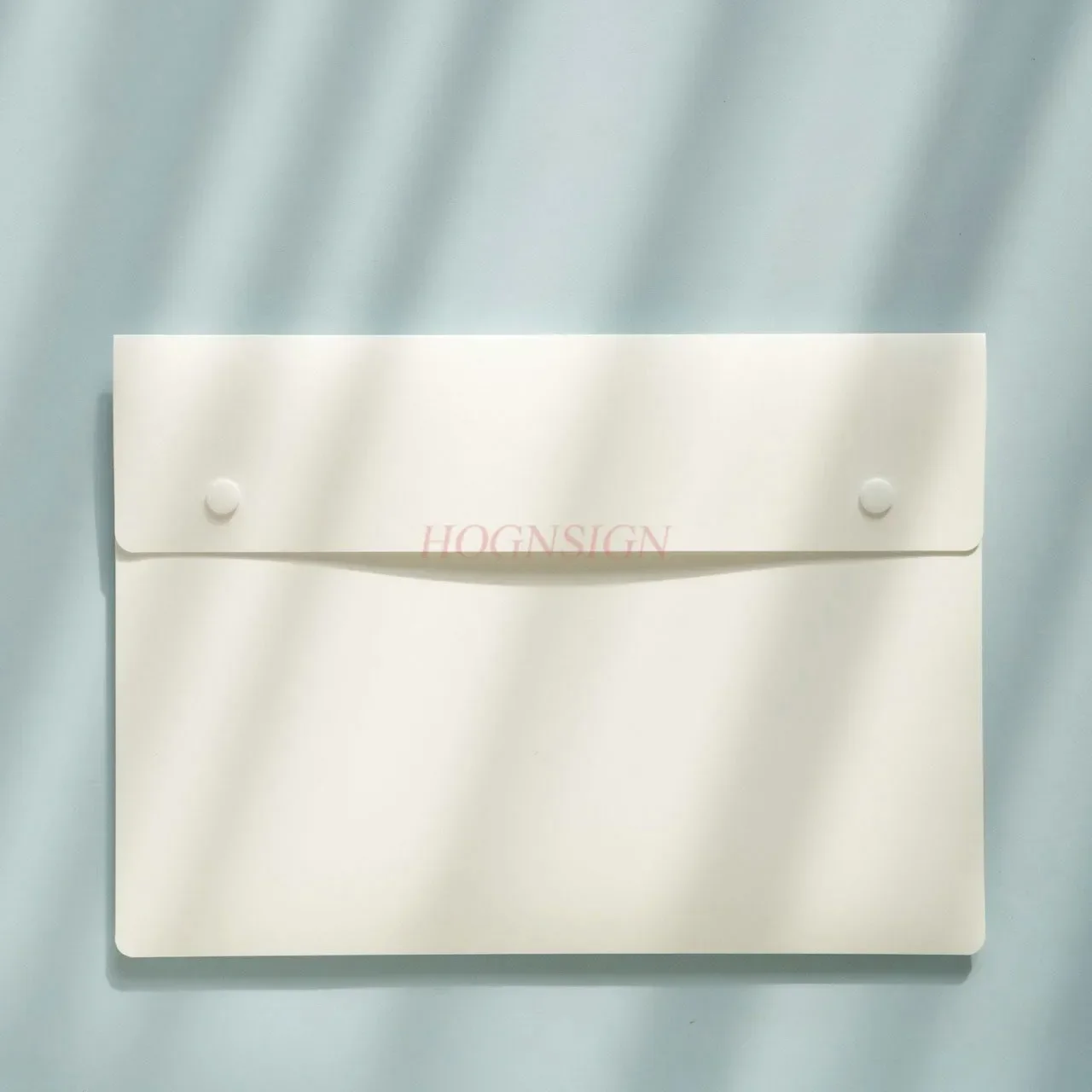 Button file bag, simple white A4 document bag,data bag, thickened hard plastic file bag,
Button file bag, simple white A4 document bag,data bag, thickened hard plastic file bag,