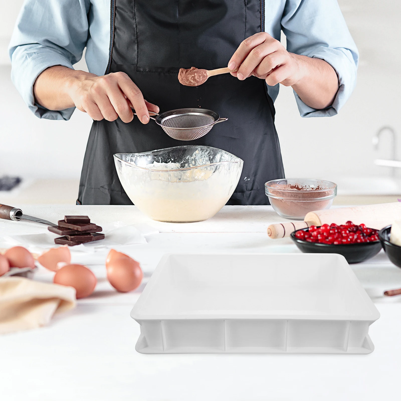 Pizza Dough Proofing Box Stackable Commercial Grade Moisture Retention Bread Storage Container Plastic Home Kitchen
Pizza Dough Proofing Box Stackable Commercial Grade Moisture Retention Bread Storage Container Plastic Home Kitchen
