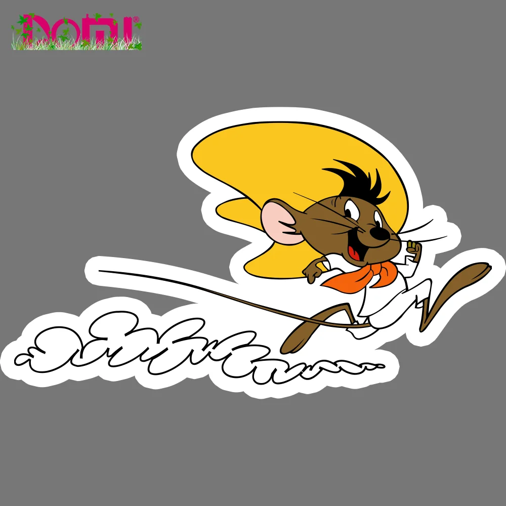DOMI for Speedy Gonzales Funny Kids Cartoon Vinyl Sticker Car Truck Window Decal Laptop Waterproof PVC 10cmx5.7cm
DOMI for Speedy Gonzales Funny Kids Cartoon Vinyl Sticker Car Truck Window Decal Laptop Waterproof PVC 10cmx5.7cm