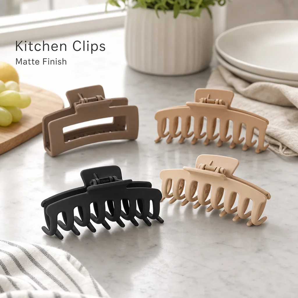 Black Hair Clips for Women 8 Pack 4.3 Inch Large Matte Banana Claw Clips for Thin Thick Curly Hair
Black Hair Clips for Women 8 Pack 4.3 Inch Large Matte Banana Claw Clips for Thin Thick Curly Hair