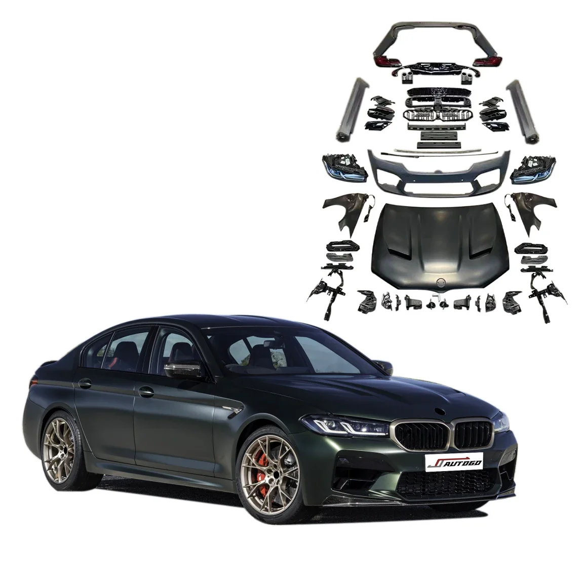 Auto Modification Conversion Body Kit For BMW 5 Series F10 10-17 upgrade to M5CS 21 Style Bumper Headlight Taillight Hood Fender
Auto Modification Conversion Body Kit For BMW 5 Series F10 10-17 upgrade to M5CS 21 Style Bumper Headlight Taillight Hood Fender