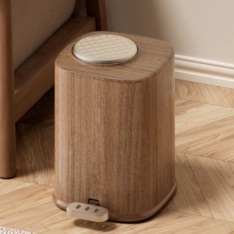 Trash Can Wood Grain Pedal Step Bin Double Opening Lid Vintage Luxury Home Bathroom Living Room Office Desk For Couples Gifts
Trash Can Wood Grain Pedal Step Bin Double Opening Lid Vintage Luxury Home Bathroom Living Room Office Desk For Couples Gifts