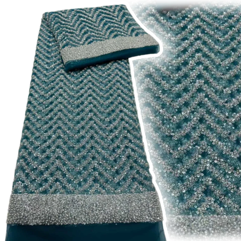 Роскошная черная нигерийская кружевная ткань с блестками, 2021, высококачественная кружевная ткань с бисером для свадебного сезона, 5 ярдов, SZ1717
Роскошная черная нигерийская кружевная ткань с блестками, 2021, высококачественная кружевная ткань с бисером для свадебного сезона, 5 ярдов, SZ1717