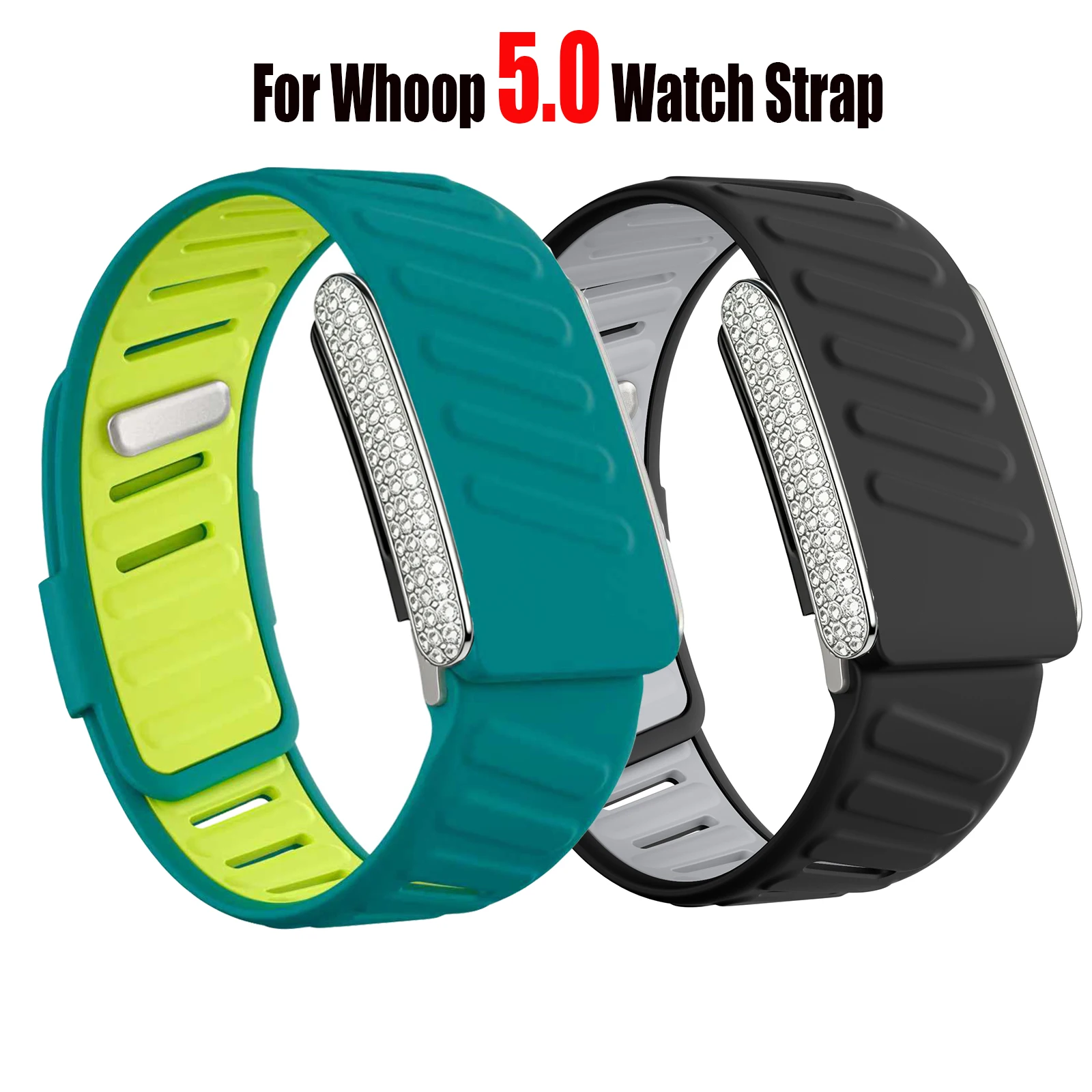 For Whoop 5.0 Watch Strap with Diamond Sport Wristband for Whoop One Adjustable Breathable Bracelets Whoop Peak Silicone Correas
For Whoop 5.0 Watch Strap with Diamond Sport Wristband for Whoop One Adjustable Breathable Bracelets Whoop Peak Silicone Correas