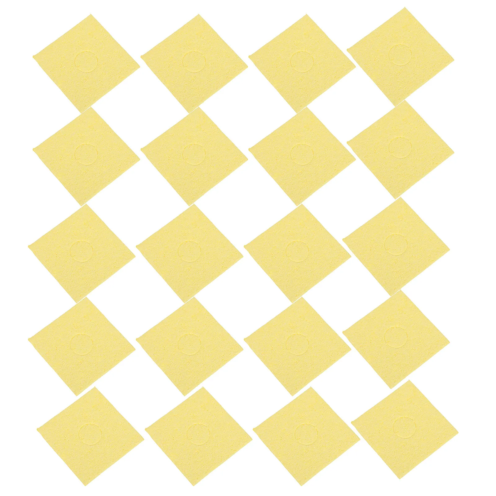 50Pcs Square Soldering Sponge Heat Resistant Iron Tip Cleaner Pads 60x60x10mm Yellow Soldering Station Cleaning Accessories
50Pcs Square Soldering Sponge Heat Resistant Iron Tip Cleaner Pads 60x60x10mm Yellow Soldering Station Cleaning Accessories