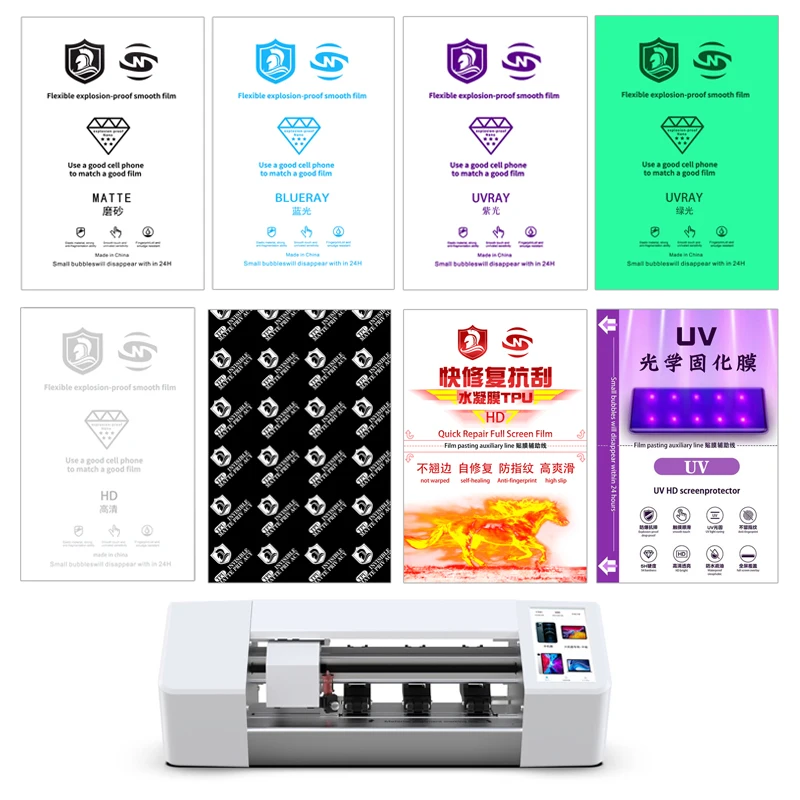 SUNSHINE-Flexible Hydrogel Film Curved Screen Protector, HD, Matte, Privacy, Phone, Tablet, Cut Machine Plotter, 50Pcs
SUNSHINE-Flexible Hydrogel Film Curved Screen Protector, HD, Matte, Privacy, Phone, Tablet, Cut Machine Plotter, 50Pcs