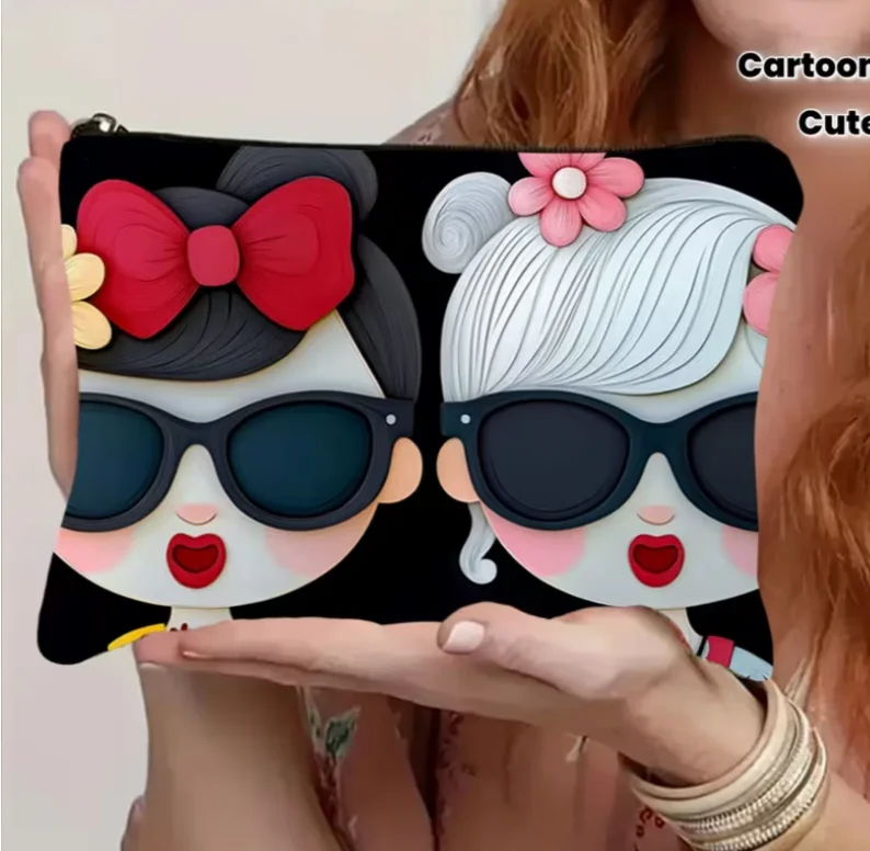 Makeup Bag Cartoon Character Vibrant Colors Cute Double-Sided Printing Suitable for Travel Camping Can Also Case Or Toiletry Bag
Makeup Bag Cartoon Character Vibrant Colors Cute Double-Sided Printing Suitable for Travel Camping Can Also Case Or Toiletry Bag