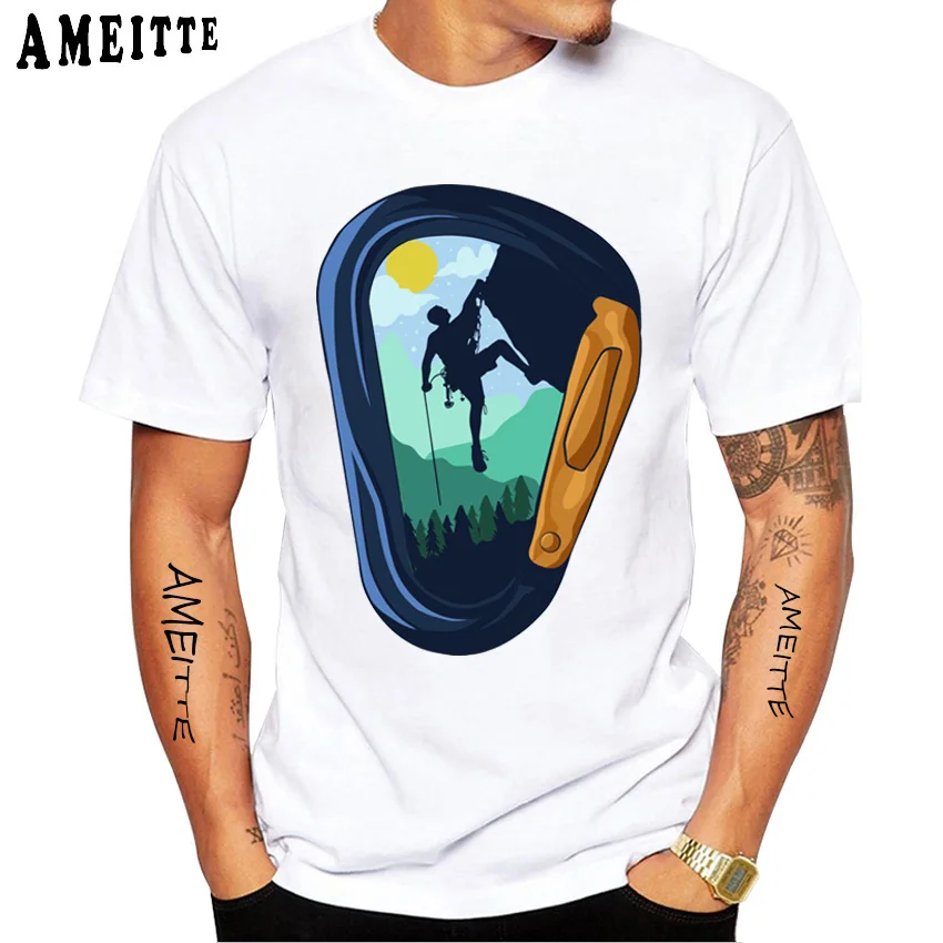 Rock Climbing Climber Mountain Bouldering Funny Classic T-Shirt New Men Short Sleeve Summer Sport White Casual Tees Hip Hop Tops
Rock Climbing Climber Mountain Bouldering Funny Classic T-Shirt New Men Short Sleeve Summer Sport White Casual Tees Hip Hop Tops