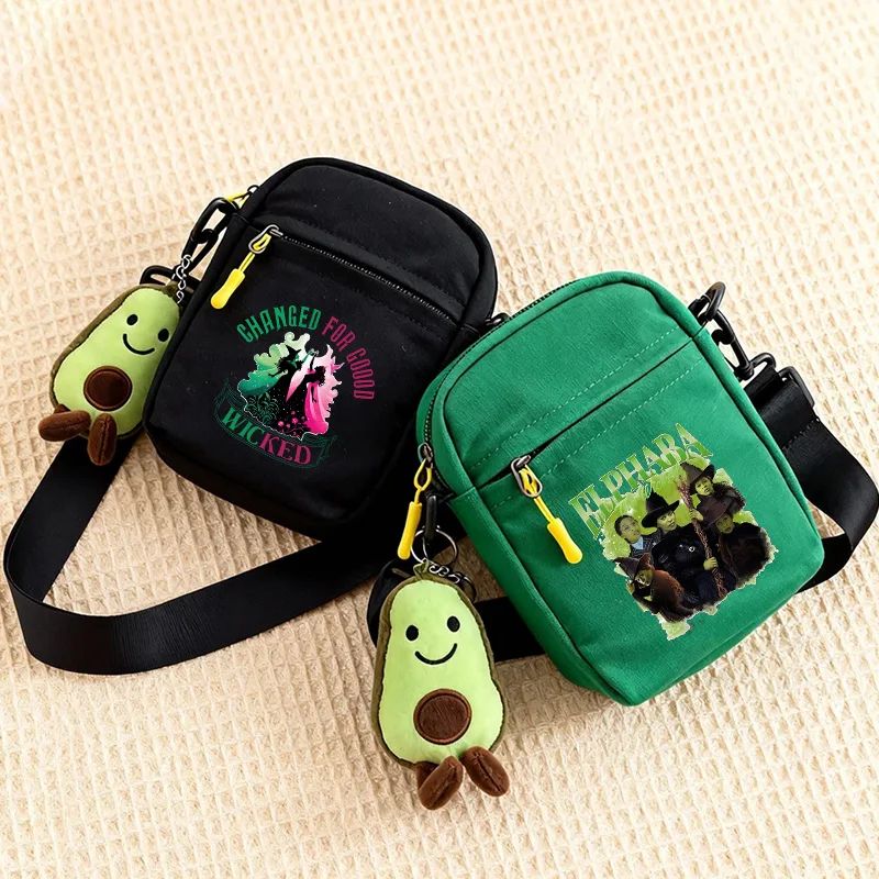 Wickeds Series Shoulder Messenger Bag Cartoon Glinda Elphaba Print Crossbody Bags Fashion Canvas Satchels Funny Birthday Gifts
Wickeds Series Shoulder Messenger Bag Cartoon Glinda Elphaba Print Crossbody Bags Fashion Canvas Satchels Funny Birthday Gifts