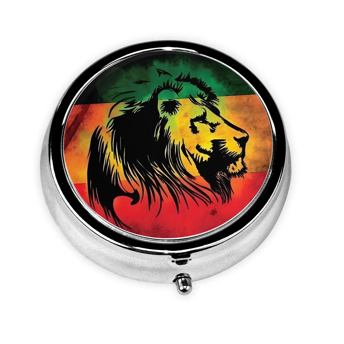 Jamaica Lion Travel Round Pills Organizer Rastafarian Art Medicine Box Pill Case Splitters Storage Box for Pockets Purse
Jamaica Lion Travel Round Pills Organizer Rastafarian Art Medicine Box Pill Case Splitters Storage Box for Pockets Purse