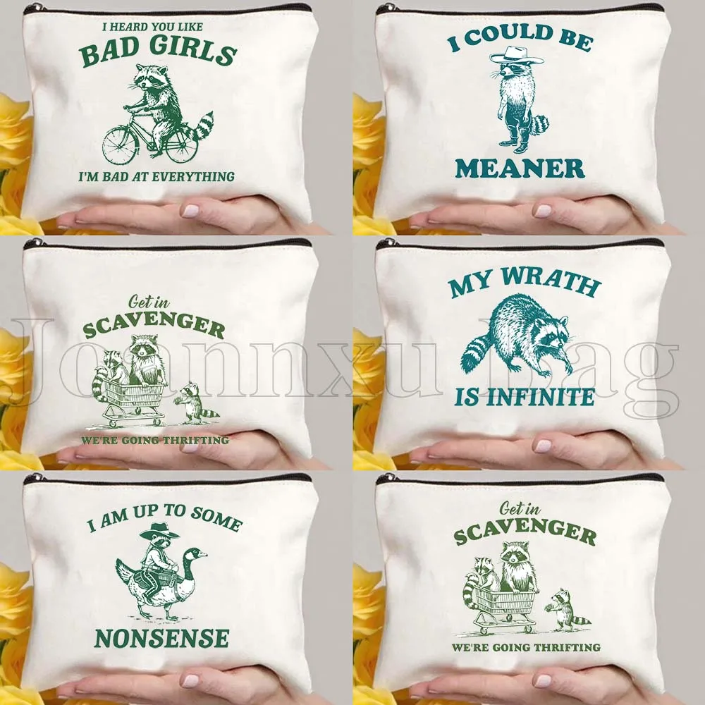 Retro Cartoon I Heard You Like Bad Girls Vintage Cute Gifts Canvas Cosmetic Bags Makeup Toilet Bag Pencil Case Card Zipper Pouch
Retro Cartoon I Heard You Like Bad Girls Vintage Cute Gifts Canvas Cosmetic Bags Makeup Toilet Bag Pencil Case Card Zipper Pouch