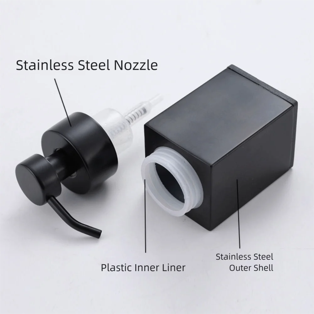 Square Stainless Steel Foaming Bottle Leak Proof Refillable Foaming Soap Dispenser Reusable Press Type Hand Sanitizer Jar
Square Stainless Steel Foaming Bottle Leak Proof Refillable Foaming Soap Dispenser Reusable Press Type Hand Sanitizer Jar