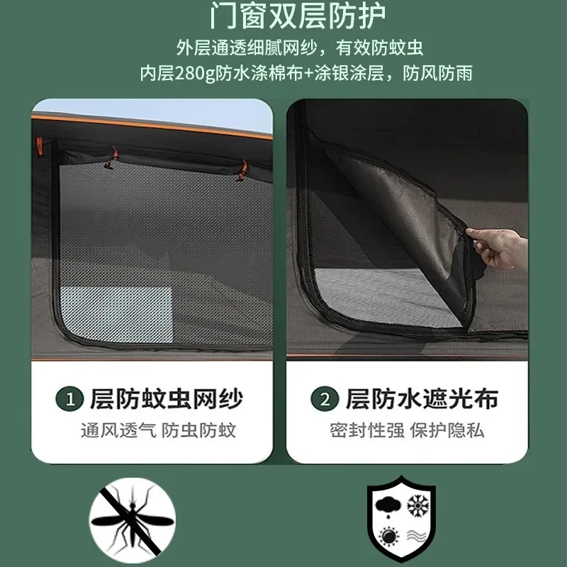 Roof Top Tent Outdoor Camping Car Tent Aluminum Alloy Hard Shell Automatic Waterproof Sun Shelter
Roof Top Tent Outdoor Camping Car Tent Aluminum Alloy Hard Shell Automatic Waterproof Sun Shelter