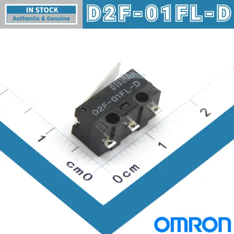 D2F-01FL-D New Original OMRON Micro Switch Grey Dot Limit Switch Mouse Button Repair Wholesale