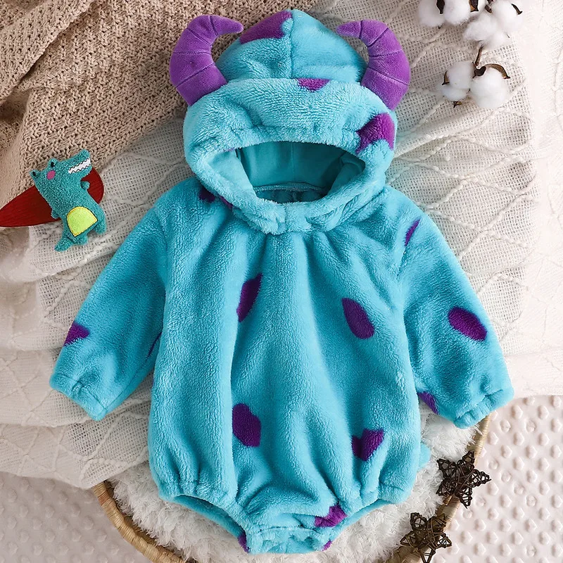 1 to 24 Months Baby Boys Girls Cartoon Bodysuit Animal Costume Flannel Role Play Hooded Long Sleeve Pajamas Jumpsuits
1 to 24 Months Baby Boys Girls Cartoon Bodysuit Animal Costume Flannel Role Play Hooded Long Sleeve Pajamas Jumpsuits