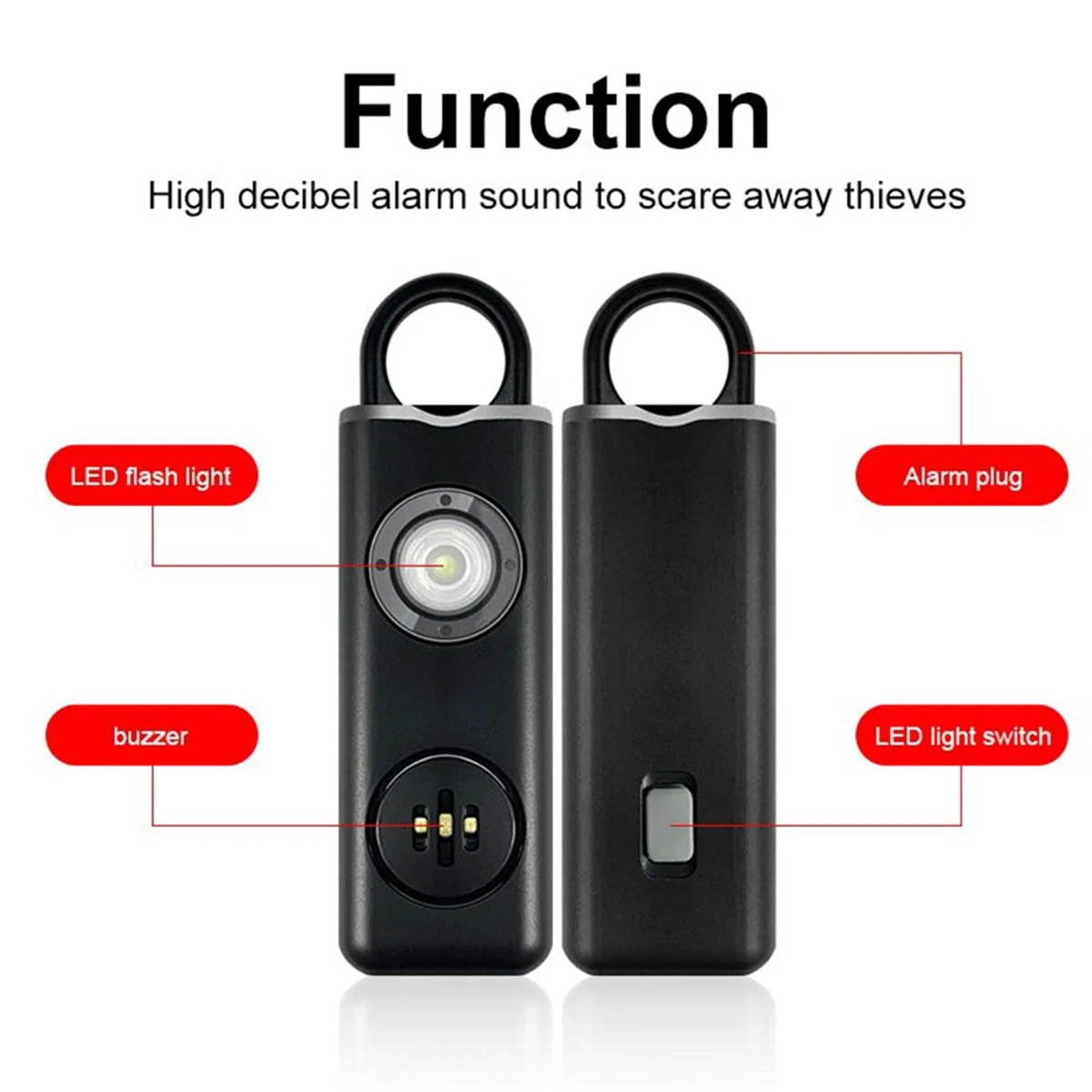 AM38M Original Personal Protection Siren for Everyone - 130dB Siren Strobe and Key Chain AF2004 Anti Robbery Call for Help
AM38M Original Personal Protection Siren for Everyone - 130dB Siren Strobe and Key Chain AF2004 Anti Robbery Call for Help