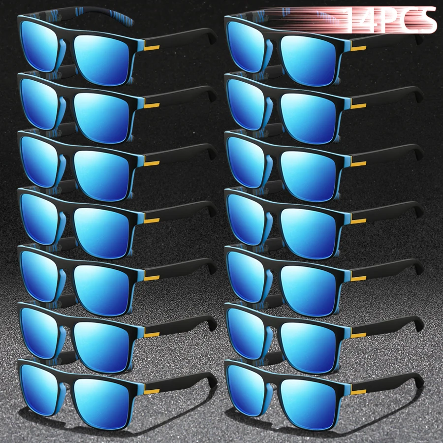 14PCS Fashion Classic Square UV400 Sunglasses Men Women Driving Fishing Colorful Trendy Lightweight Outdoor Goggles
14PCS Fashion Classic Square UV400 Sunglasses Men Women Driving Fishing Colorful Trendy Lightweight Outdoor Goggles