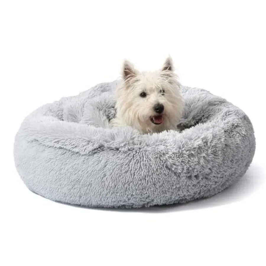 Calming Donut Dog Bed with Hooded Blanket Plush Fluffy Cave Bed for Small and Medium Dogs, Machine Washable Anti-Anxiety Pet Be
Calming Donut Dog Bed with Hooded Blanket Plush Fluffy Cave Bed for Small and Medium Dogs, Machine Washable Anti-Anxiety Pet Be