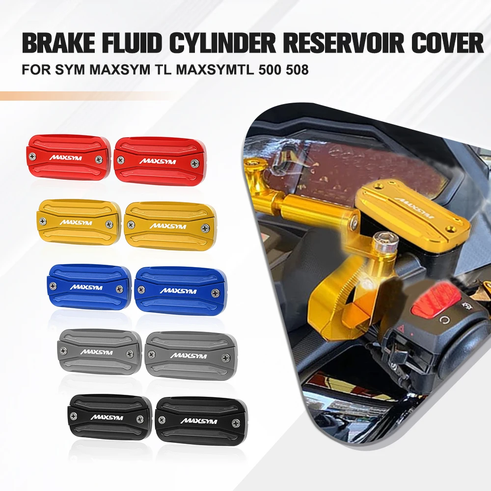 Motorcycle Accessories CNC Front Brake Clutch Fluid Reservoir Cover Caps For SYM MAXSYM TL MAXSYMTL 500 508 TL500 TL508R
Motorcycle Accessories CNC Front Brake Clutch Fluid Reservoir Cover Caps For SYM MAXSYM TL MAXSYMTL 500 508 TL500 TL508R