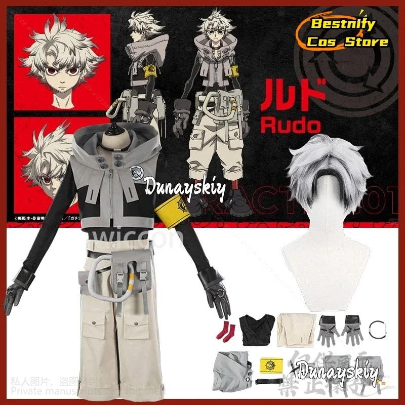 CosplayNew Anime GACHIAKUTA Cosplay Rudo Costume Punk Street Hot Punk Sleeve Hooded Jacket Y2K Fashion Uniform Wigs Cos 코스프레
CosplayNew Anime GACHIAKUTA Cosplay Rudo Costume Punk Street Hot Punk Sleeve Hooded Jacket Y2K Fashion Uniform Wigs Cos 코스프레