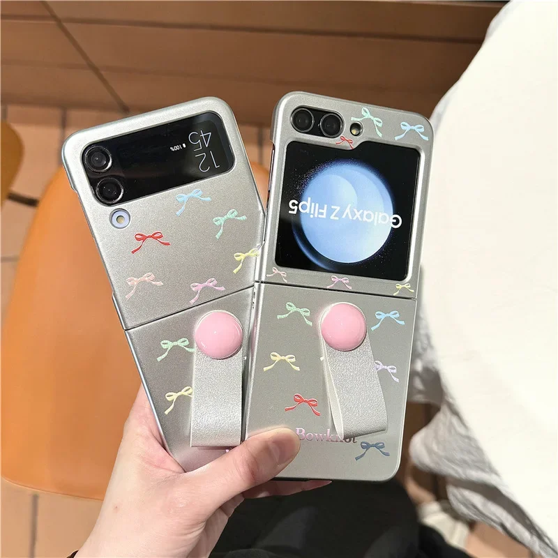 Colorful Bowknot Phone Case for Samsung Galaxy Z Flip 6 5 4 3 Protective Back Cover for ZFlip4 ZFlip5 ZFlip6 Case Shell
Colorful Bowknot Phone Case for Samsung Galaxy Z Flip 6 5 4 3 Protective Back Cover for ZFlip4 ZFlip5 ZFlip6 Case Shell