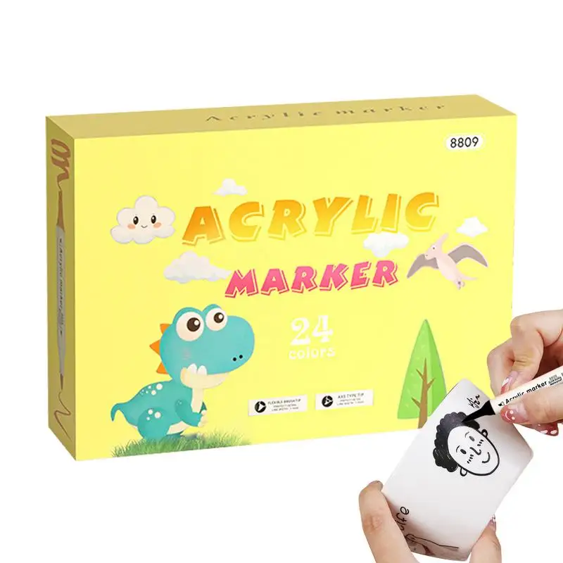 Acrylic Marker For Kids Paint Pen Acrylic Permanent Paint Marke Water Marker Soft Tip Quick Drying Graffiti Marker For Canvas &
Acrylic Marker For Kids Paint Pen Acrylic Permanent Paint Marke Water Marker Soft Tip Quick Drying Graffiti Marker For Canvas &