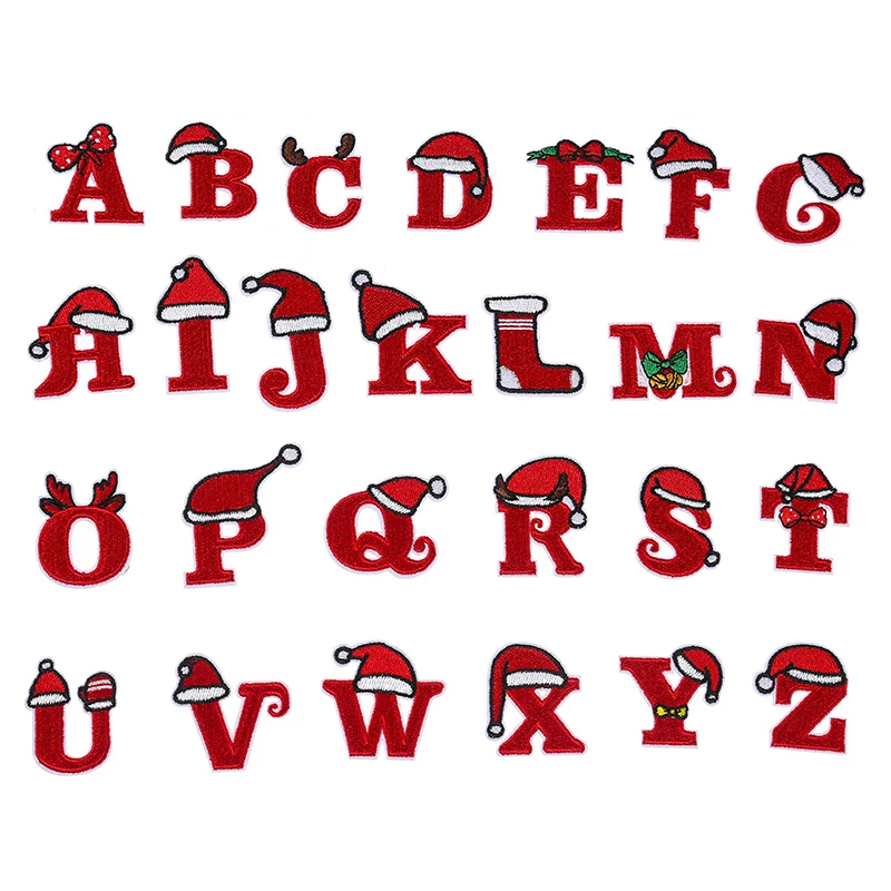 26pcs English Letter Patch Christmas Embroidery Patches English Alphabet Iron On Patch For Clothing Jacket Hats Bag Patch Repair
26pcs English Letter Patch Christmas Embroidery Patches English Alphabet Iron On Patch For Clothing Jacket Hats Bag Patch Repair