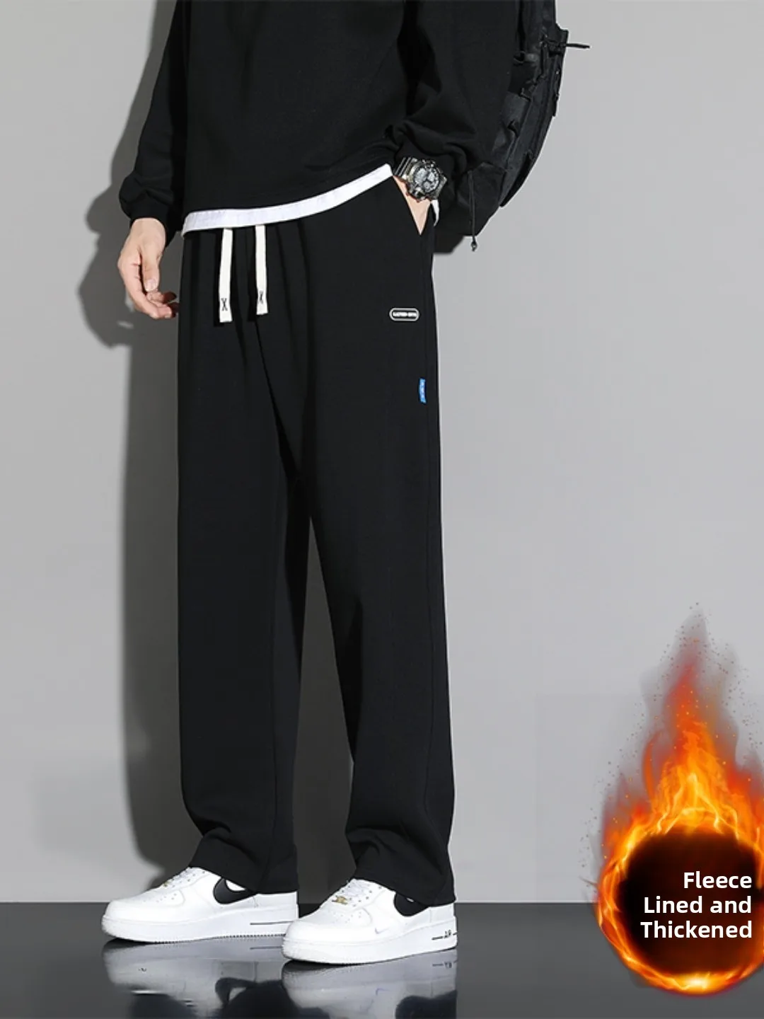 Брюки прямого кроя для мужчин больших размеров, осенне-зимние, свободные, повседневные, для подростков и полных мужчин, очень большие, на подкладке
Брюки прямого кроя для мужчин больших размеров, осенне-зимние, свободные, повседневные, для подростков и полных мужчин, очень большие, на подкладке