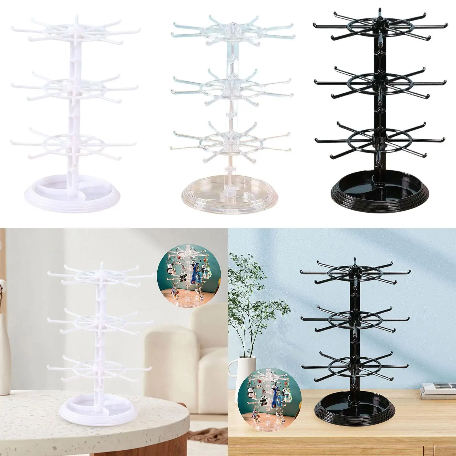 Stylish Spinning Bracelet Hanging Organizer 3 Layer for Bangle Store Watches
Stylish Spinning Bracelet Hanging Organizer 3 Layer for Bangle Store Watches