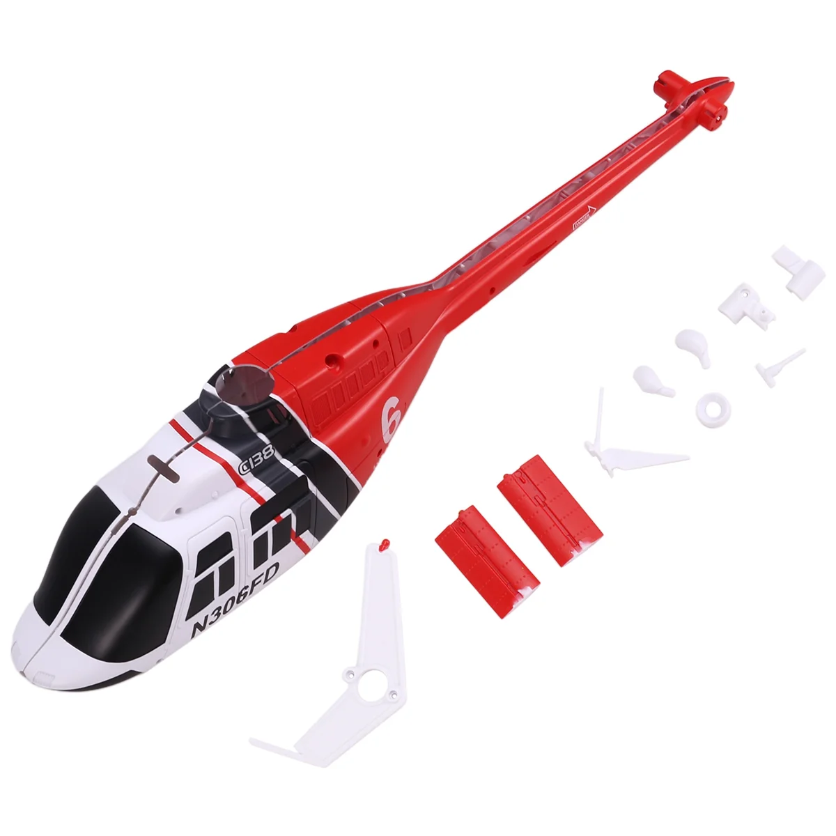 AINY RC Toy Helicopter Upgrade C138 Fuselage Shell Kit for RC ERA C138 Bell 206 1:33 RC Toy Helicopter Parts Red
AINY RC Toy Helicopter Upgrade C138 Fuselage Shell Kit for RC ERA C138 Bell 206 1:33 RC Toy Helicopter Parts Red