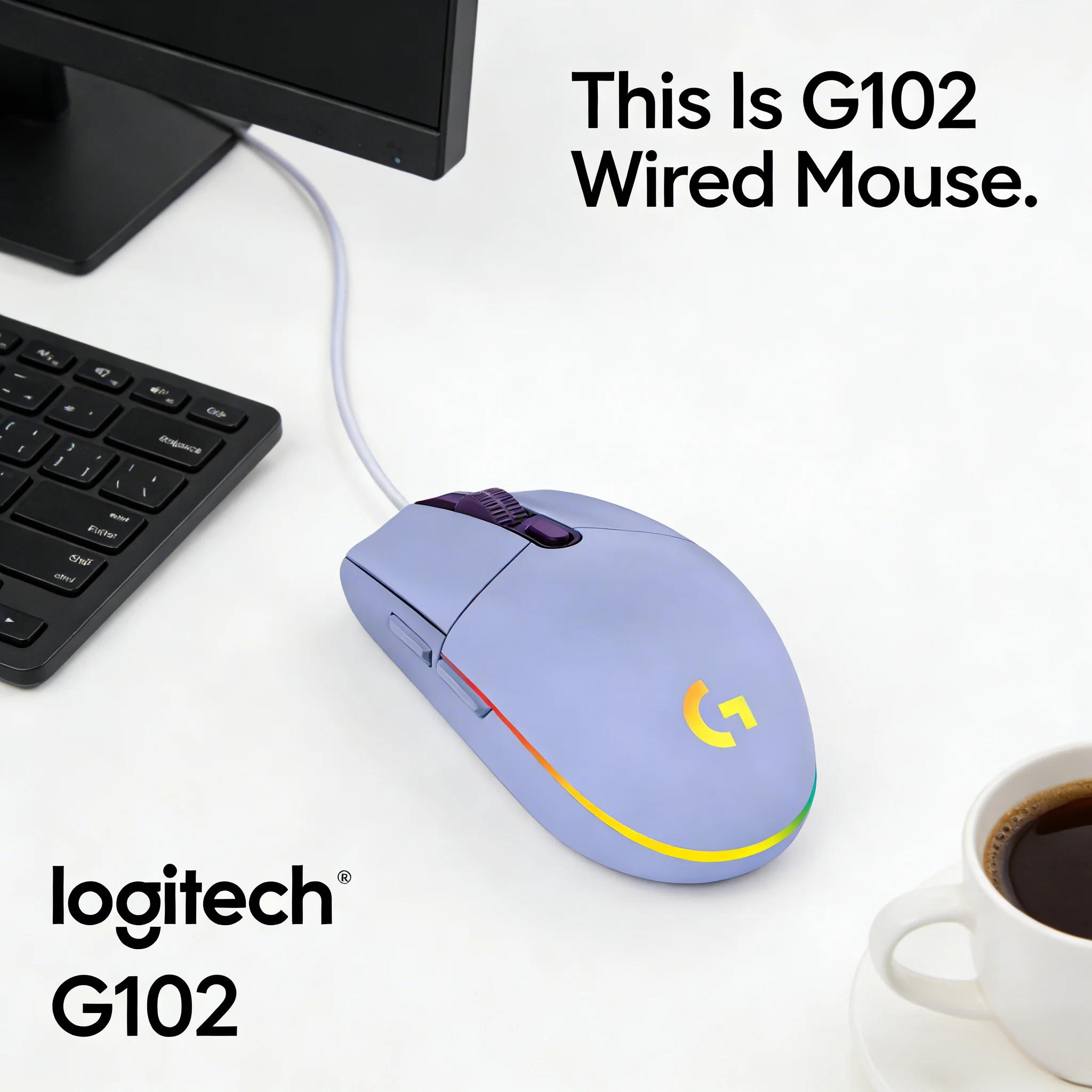 Мышь Logitech G102 с высокоскоростным отслеживанием движений
Мышь Logitech G102 с высокоскоростным отслеживанием движений