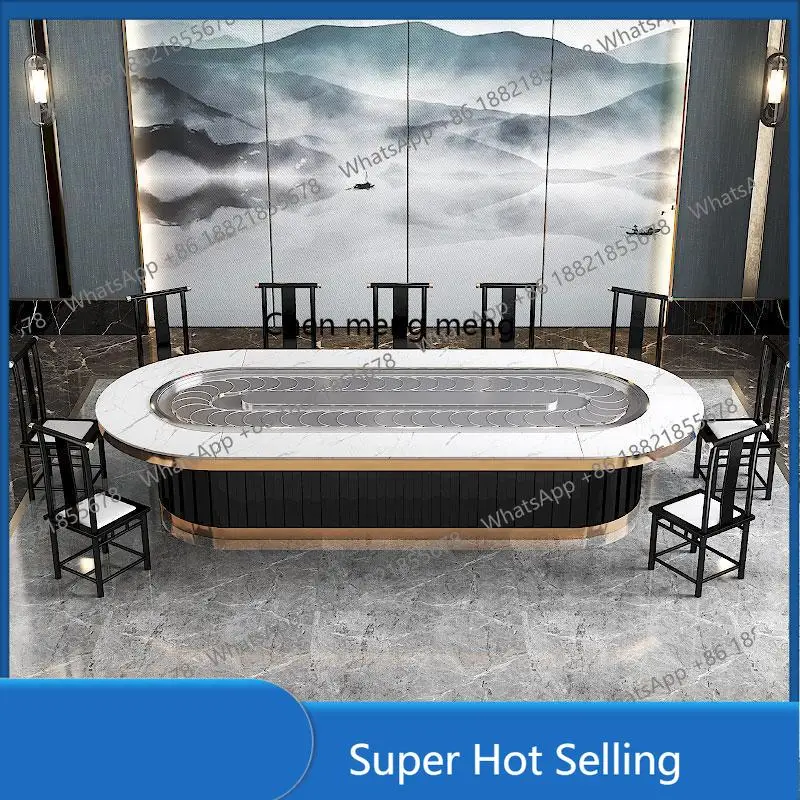 Отель каменная плита, овальный электрический обеденный стол, прямоугольный автоматический вращающийся конвейер, ленточная индукционная плита, небольшой стол с горячим горшком
Отель каменная плита, овальный электрический обеденный стол, прямоугольный автоматический вращающийся конвейер, ленточная индукционная плита, небольшой стол с горячим горшком