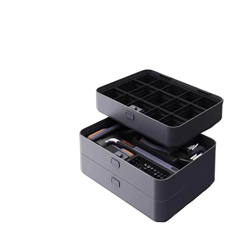 JIMIBOX X3-ABD Tool Box Household Hardware Tool Set Home Kit Basic Tool Set Storage Box
JIMIBOX X3-ABD Tool Box Household Hardware Tool Set Home Kit Basic Tool Set Storage Box