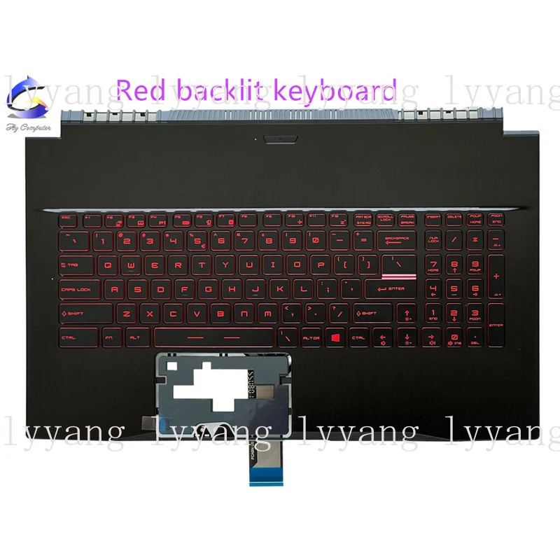 f New For MSI GF75 MS-17F1 MS-17F2 MS-17F5 Palmrest Case keyboard Red Backlit
f New For MSI GF75 MS-17F1 MS-17F2 MS-17F5 Palmrest Case keyboard Red Backlit