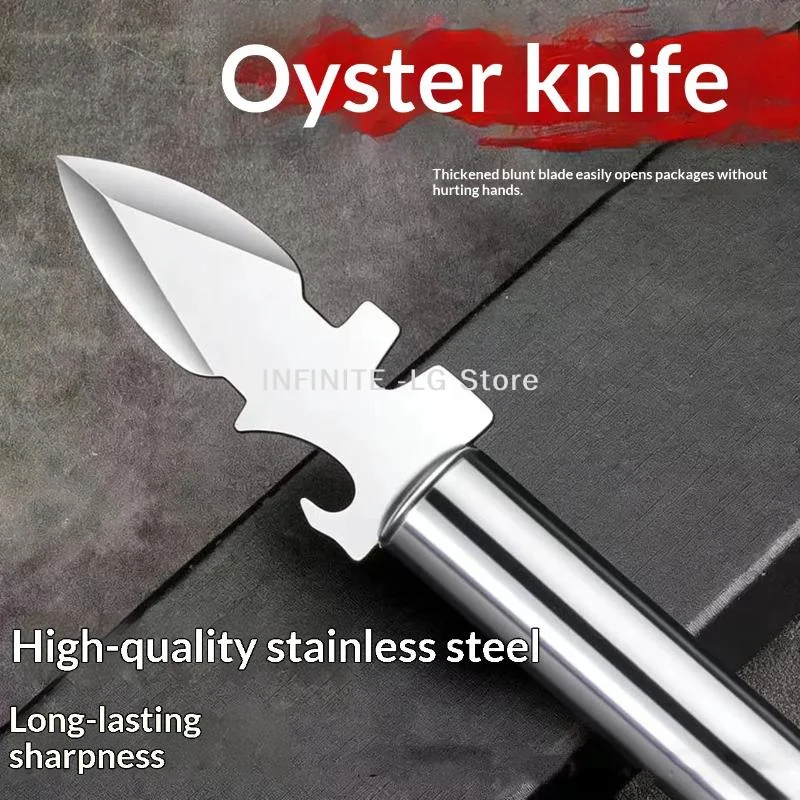 Stainless Steel Cutter Peeler Oyster Knife Multifunctional Kitchen Tools For Home OfficeINFINITE -LG
Stainless Steel Cutter Peeler Oyster Knife Multifunctional Kitchen Tools For Home OfficeINFINITE -LG