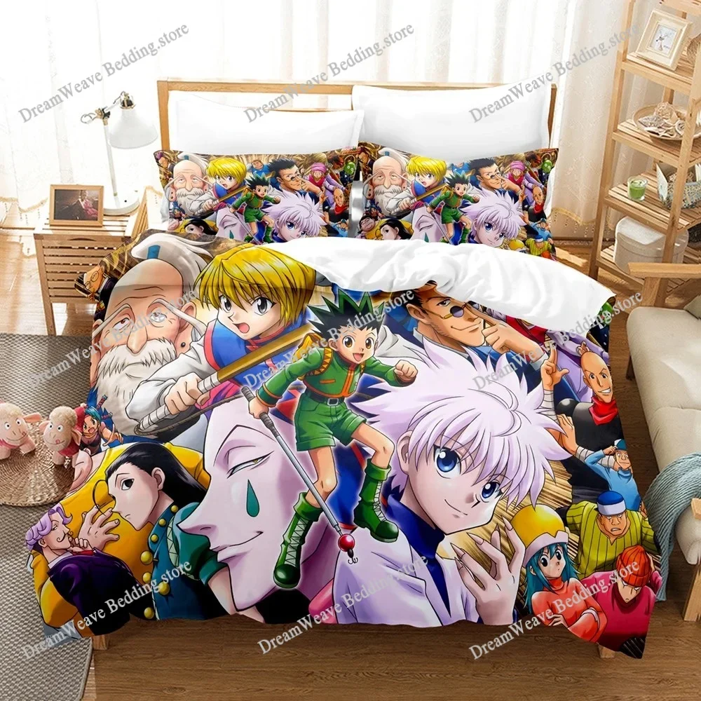 Hunter X Hunter Cartoon Poster Sheets Quilt Covers Bedding Dormitory Sheets Bedding Set Soft Warm Bedding Set Luxury Gift741
Hunter X Hunter Cartoon Poster Sheets Quilt Covers Bedding Dormitory Sheets Bedding Set Soft Warm Bedding Set Luxury Gift741