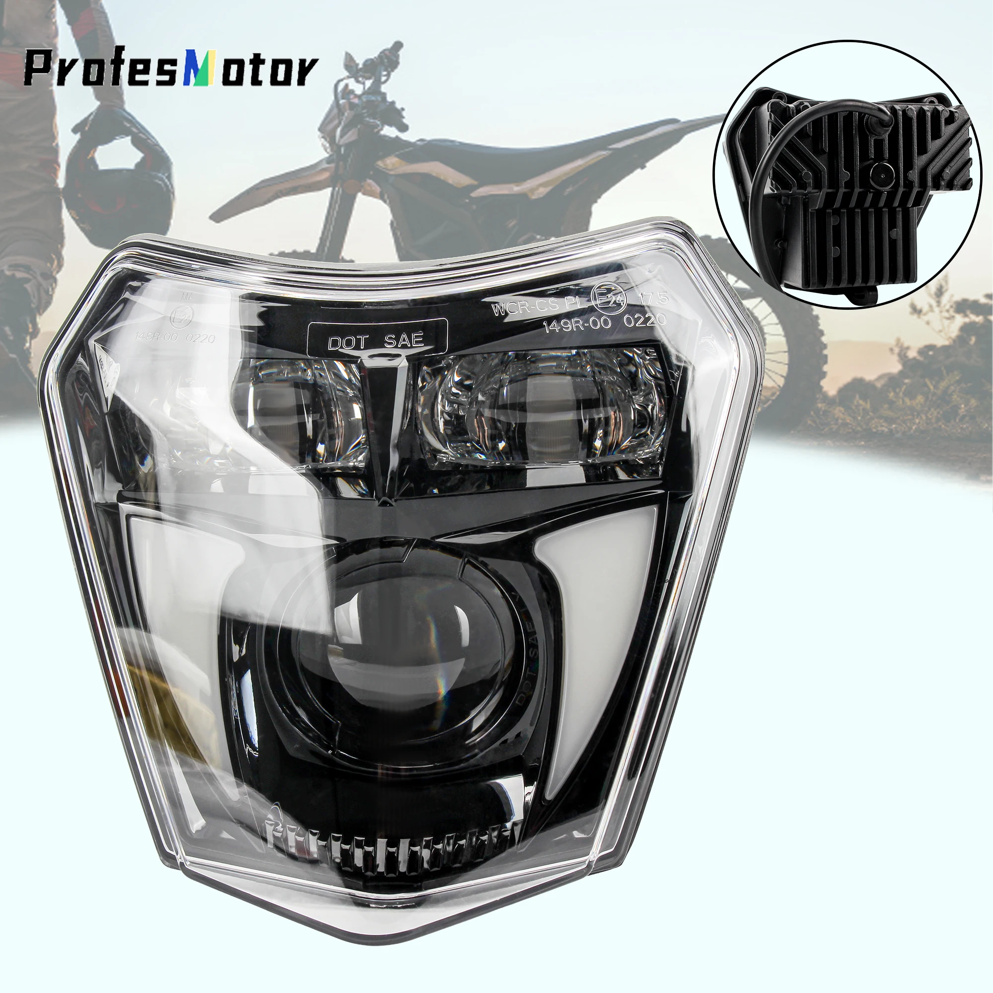 Motorcycle Headlight Lamp Core For KTM SX-F 450 2019-2022 2023 2024 EXC XCW XC XC-W 125cc-530cc Motocross LED Accessories
Motorcycle Headlight Lamp Core For KTM SX-F 450 2019-2022 2023 2024 EXC XCW XC XC-W 125cc-530cc Motocross LED Accessories