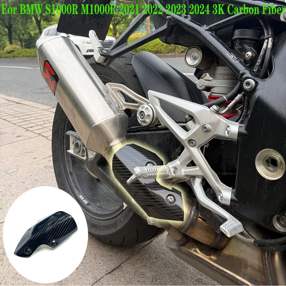 For BMW S1000R M1000R 2021 2022 2023 2024 3K Carbon Fiber Motorcycle Accessories Heat Shield Exhaust Covers Protector Fairings
For BMW S1000R M1000R 2021 2022 2023 2024 3K Carbon Fiber Motorcycle Accessories Heat Shield Exhaust Covers Protector Fairings