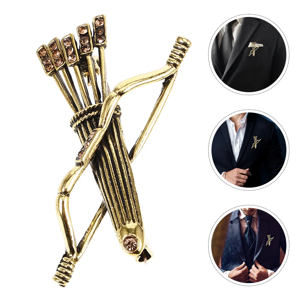 2Pcs Bow and Arrow Brooch Pin Men Viking Suits Metal Scarf Buckle Wedding Retro Shoulder Accessory Rhinestone Collar Baroque
2Pcs Bow and Arrow Brooch Pin Men Viking Suits Metal Scarf Buckle Wedding Retro Shoulder Accessory Rhinestone Collar Baroque