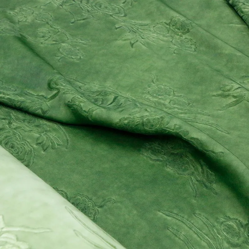 Dirt-dyed silk jacquard satin fabric designer for Chinese-style Hanfu and cheongsam clothing
Dirt-dyed silk jacquard satin fabric designer for Chinese-style Hanfu and cheongsam clothing