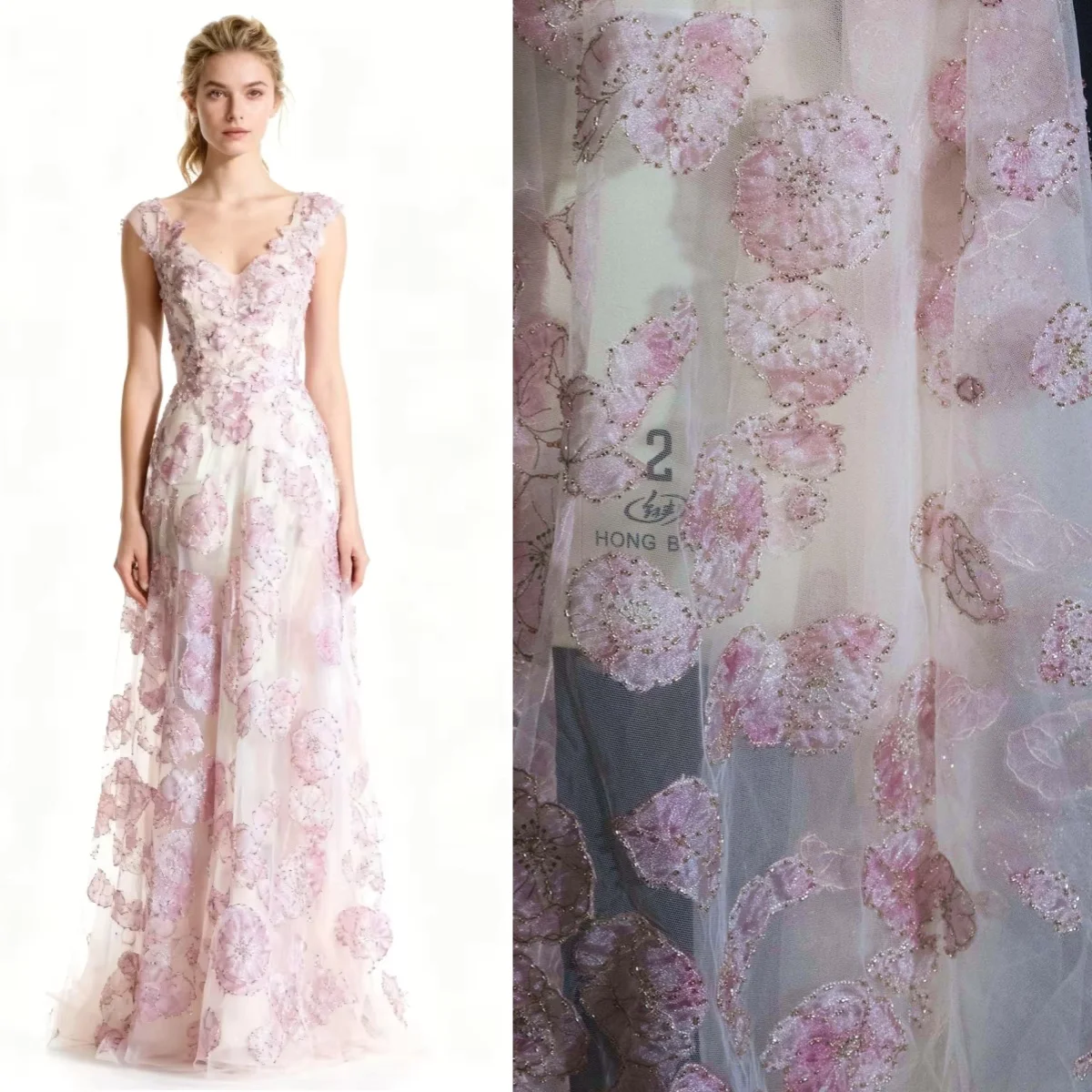 Pink flower lace mesh organza sewing stage wedding decoration veil decoration dessert table tablecloth mesh
Pink flower lace mesh organza sewing stage wedding decoration veil decoration dessert table tablecloth mesh