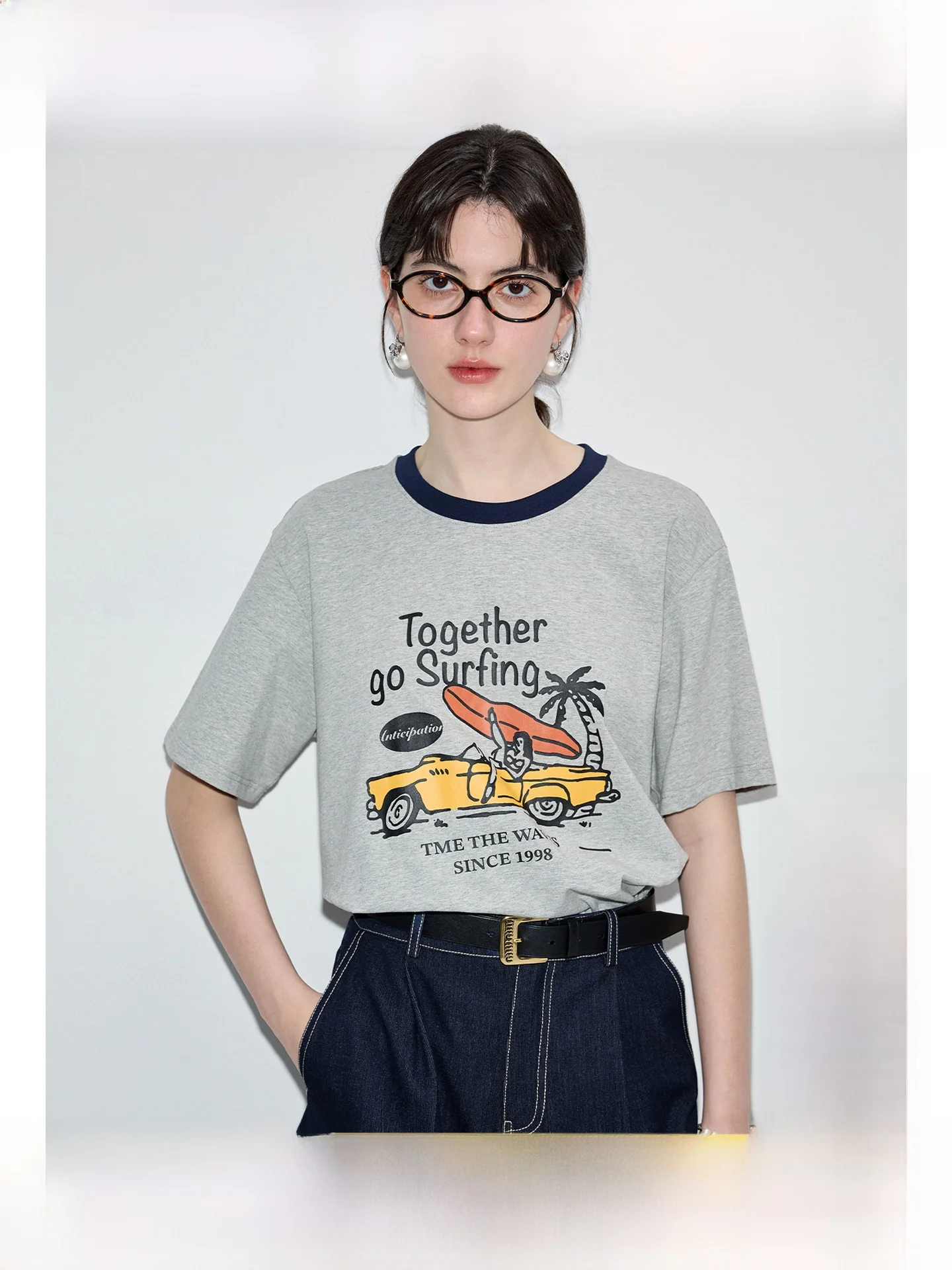 Rui plus Size Short Sleeve T-Shirt Women's Loose Design Summer Fashionable Belly Covering Top Casual Style Breathable Cotton
Rui plus Size Short Sleeve T-Shirt Women's Loose Design Summer Fashionable Belly Covering Top Casual Style Breathable Cotton