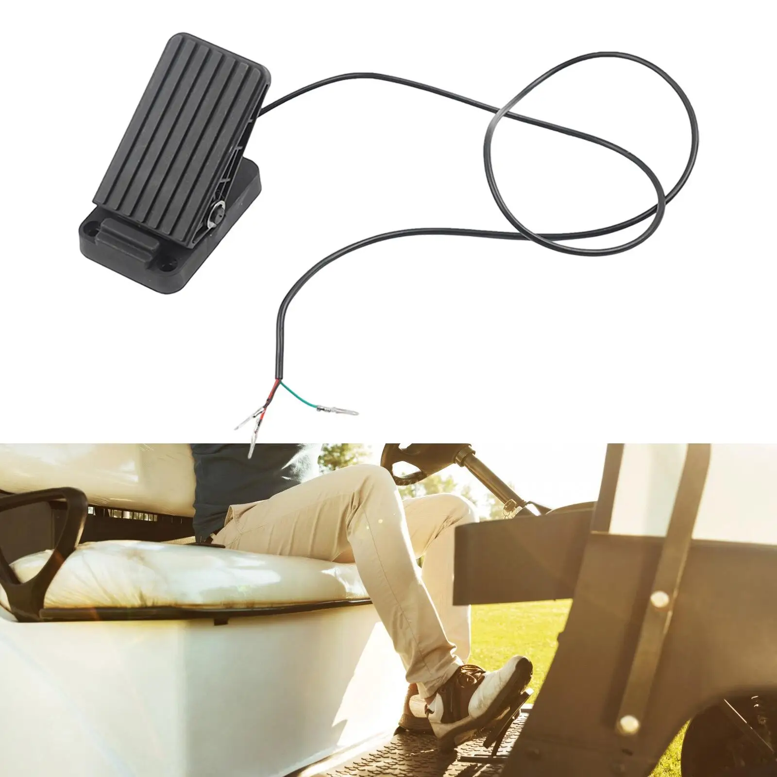 Педаль управления скоростью, дроссельная заслонка, ускоритель, универсальный черный компонент из АБС-пластика для гольф-кара, картинг, модификация автомобиля, гараж
Педаль управления скоростью, дроссельная заслонка, ускоритель, универсальный черный компонент из АБС-пластика для гольф-кара, картинг, модификация автомобиля, гараж