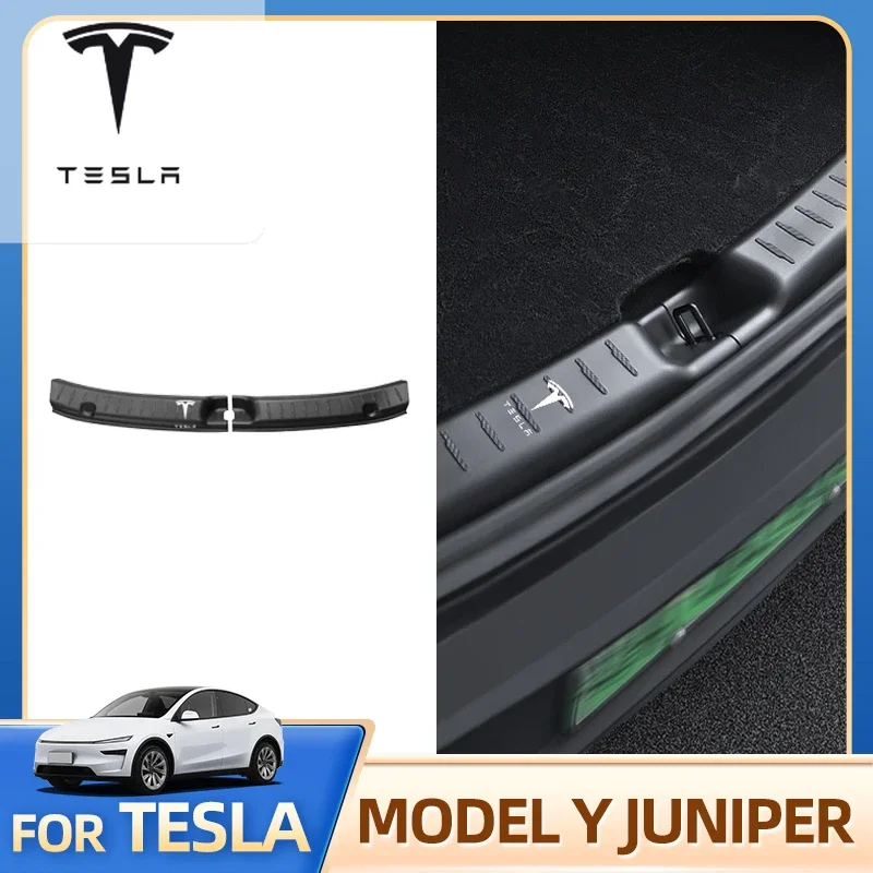 Для Tesla Model Y Juniper 2025 2026, защита багажника, разделенная защита порога задней двери, полоса на порог, автомобильные аксессуары, модификация, наклейка на автомобиль
Для Tesla Model Y Juniper 2025 2026, защита багажника, разделенная защита порога задней двери, полоса на порог, автомобильные аксессуары, модификация, наклейка на автомобиль