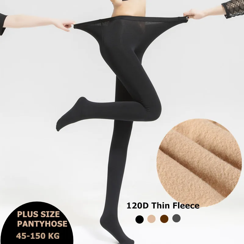 Plus Size Sexy Women Insulated Tights 120D Warm Winter Fleece Pantyhose Female High Waist Stretchy Warm Tights for Autumn Spring
Plus Size Sexy Women Insulated Tights 120D Warm Winter Fleece Pantyhose Female High Waist Stretchy Warm Tights for Autumn Spring