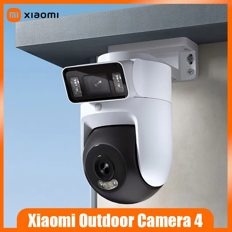 Xiaomi Outdoor Camera 4 Dual-Lens 3K 360° PTZ Auto Tracking AI Human Detection IP66 Color Night Vision|Remote Monitoring
Xiaomi Outdoor Camera 4 Dual-Lens 3K 360° PTZ Auto Tracking AI Human Detection IP66 Color Night Vision|Remote Monitoring 
