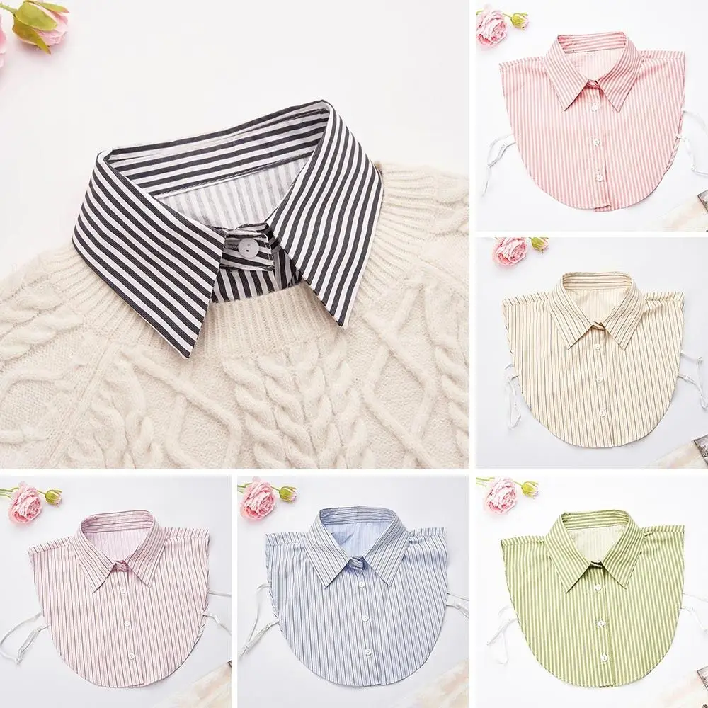 Модный хлопковый полосатый искусственный воротник, винтажный классический галстук спереди, съемная повседневная одежда, аксессуары для женщин
Модный хлопковый полосатый искусственный воротник, винтажный классический галстук спереди, съемная повседневная одежда, аксессуары для женщин