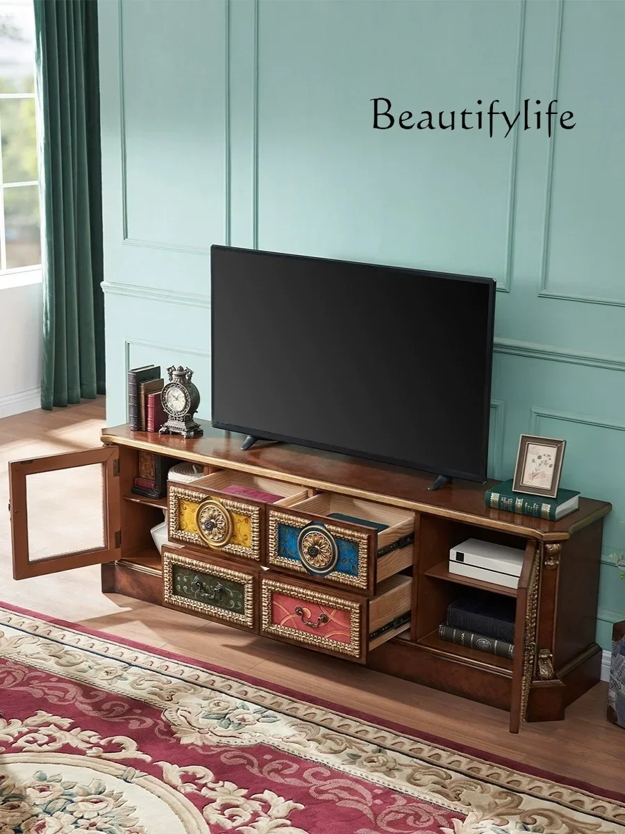 1184American Painted Solid Wood TV Cabinet Tea Table Wine Cabinet Sideboard Cabinet Size Chest of Drawers Supporting
1184American Painted Solid Wood TV Cabinet Tea Table Wine Cabinet Sideboard Cabinet Size Chest of Drawers Supporting