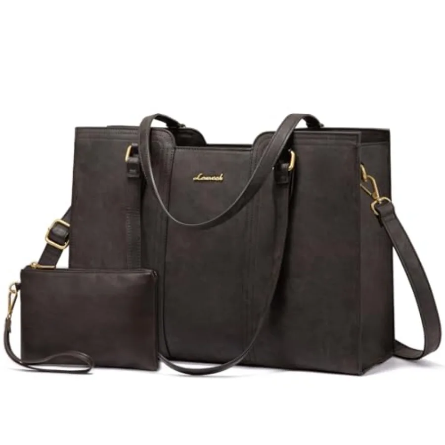 LOVEVOOK Laptop Bag for Women - Waterproof Work Bag for Women and Vintage Laptop Tote Purse with Wristlet
LOVEVOOK Laptop Bag for Women - Waterproof Work Bag for Women and Vintage Laptop Tote Purse with Wristlet