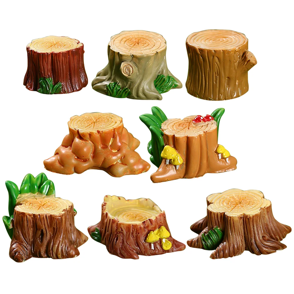 8 Pcs Garden Landscaping Ornament Micro Landscape Small Tree Stump Decor Stakes Stuff for Bedroom Toy
8 Pcs Garden Landscaping Ornament Micro Landscape Small Tree Stump Decor Stakes Stuff for Bedroom Toy